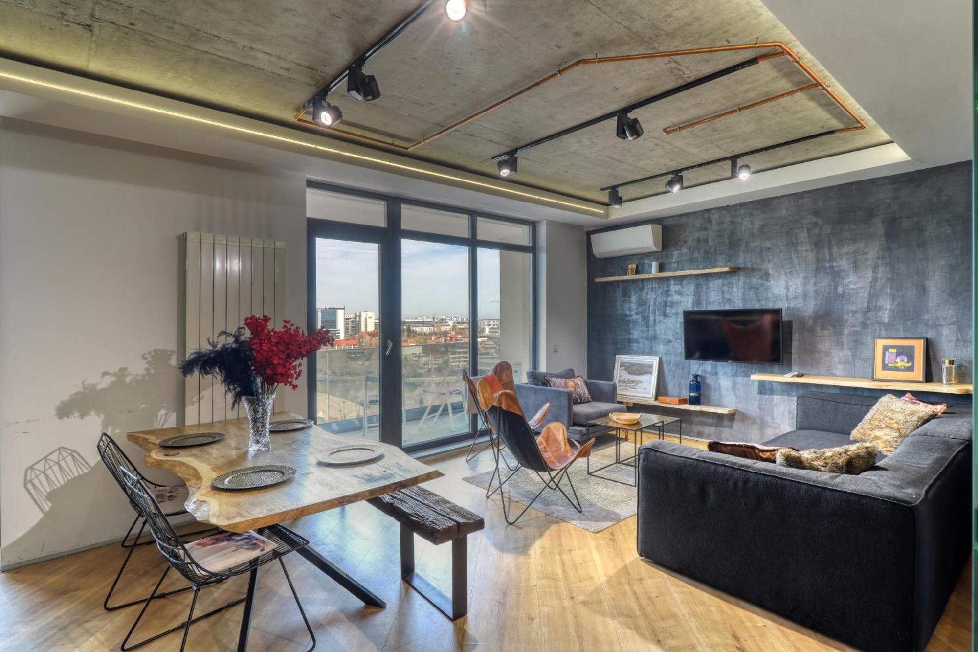 Penthouse Floreasca Bucarest Exterior foto